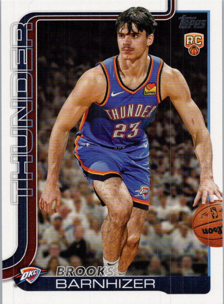 2025-26 Topps #245 Brooks Barnhizer Oklahoma City Thunder