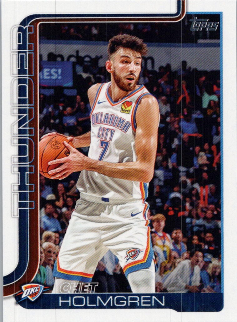 2025-26 Topps #118 Chet Holmgren Oklahoma City Thunder