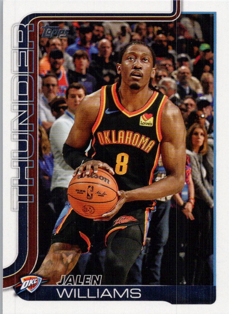 2025-26 Topps #116 Jalen Williams Oklahoma City Thunder
