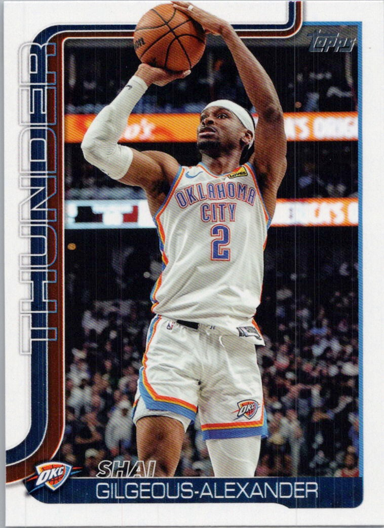 2025-26 Topps #115 Shai Gilgeous-Alexander Oklahoma City Thunder