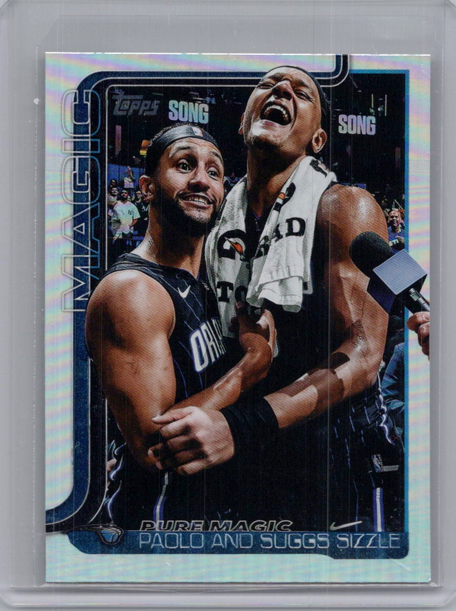 2025-26 Topps #271 Pure Magic, Paolo and Suggs Sizzle Orlando Magic