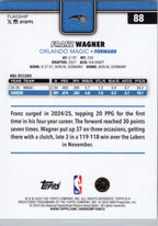 2025-26 Topps #88 Franz Wagner Orlando Magic