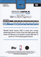 2025-26 Topps #90 Wendell Carter Jr. Orlando Magic