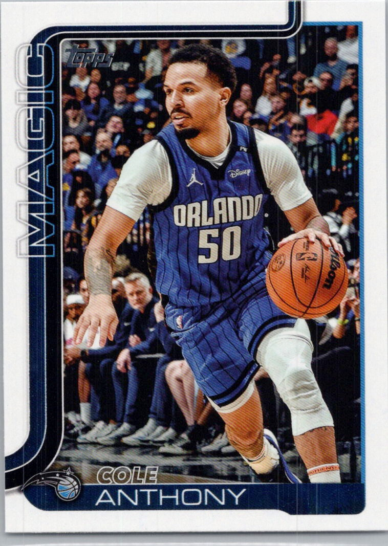 2025-26 Topps #91 Cole Anthony Orlando Magic