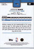 2025-26 Topps #89 Anthony Black Orlando Magic