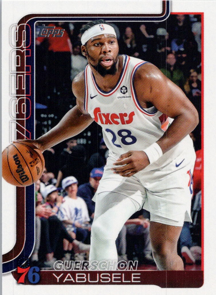 2025-26 Topps #26 Guerschon Yabusele Philadelphia 76ers