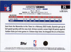 2025-26 Topps #25 Quentin Grimes Philadelphia 76ers