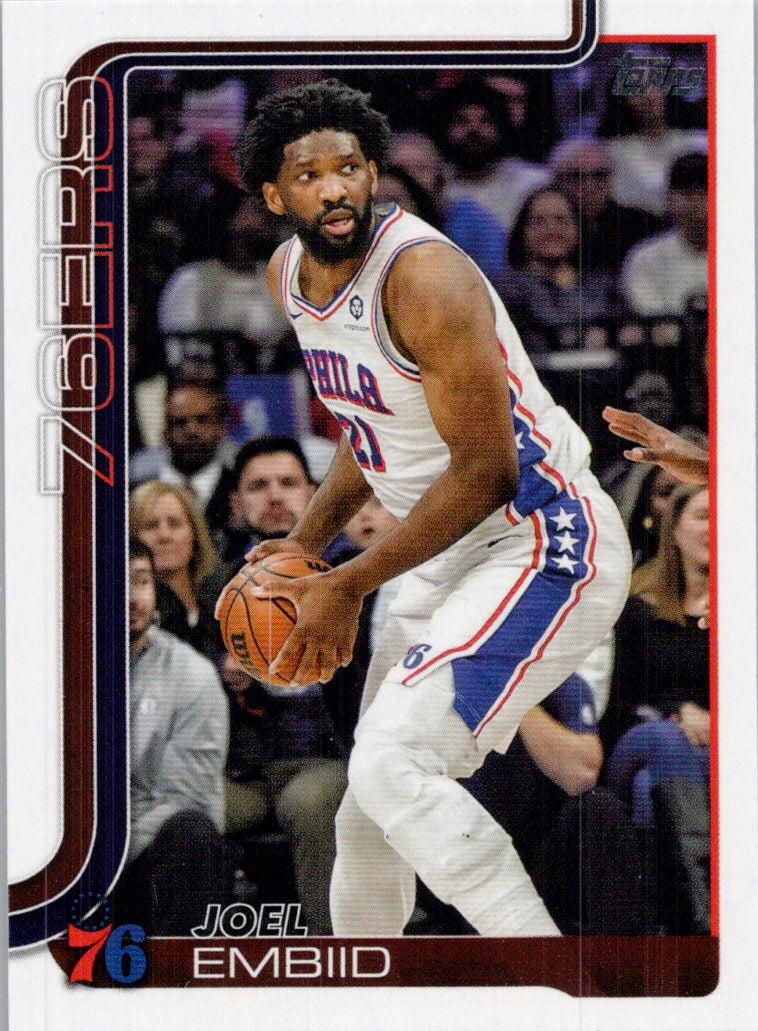2025-26 Topps #22 Joel Embiid Philadelphia 76ers