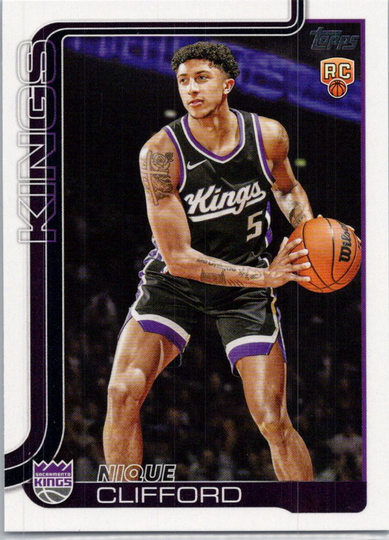 2025-26 Topps #224 Nique Clifford Sacramento Kings