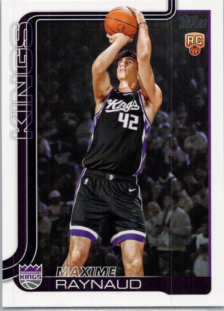 2025-26 Topps #243 Maxime Raynaud Sacramento Kings