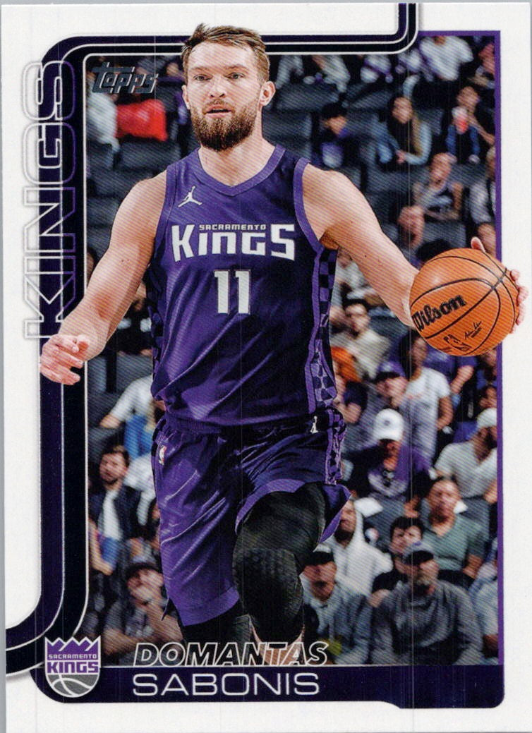 2025-26 Topps #167 Domantas Sabonis Sacramento Kings