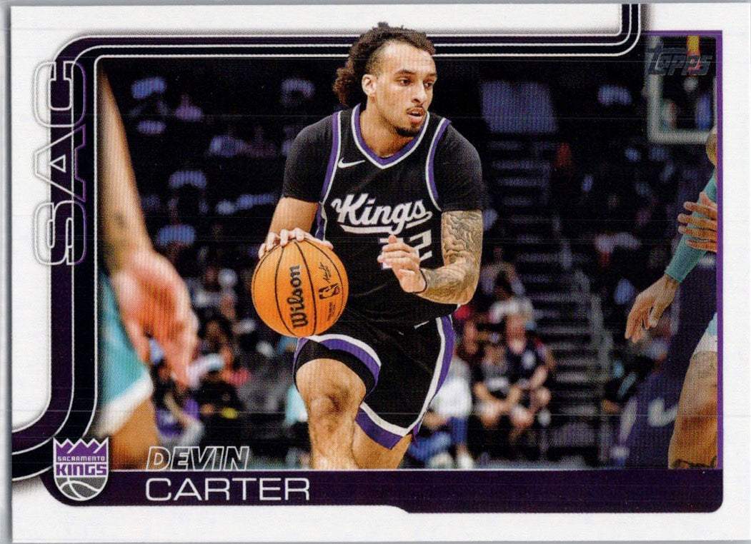 2025-26 Topps #165 Devin Carter Sacramento Kings