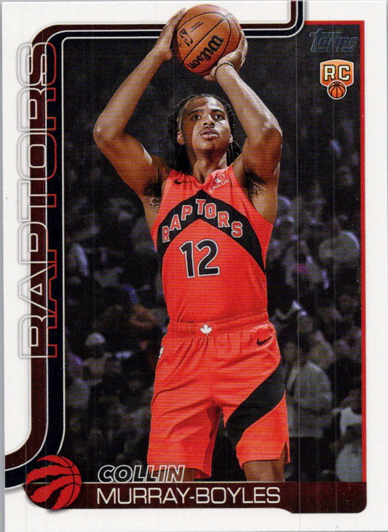 2025-26 Topps #209 Collin Murray-Boyles Toronto Raptors