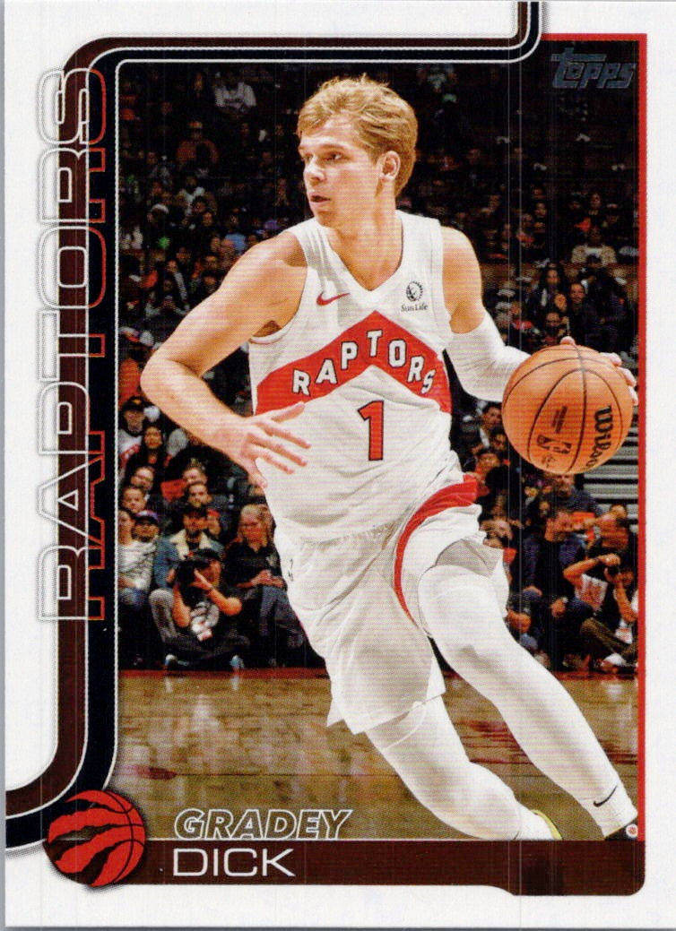 2025-26 Topps #28 Gradey Dick Toronto Raptors