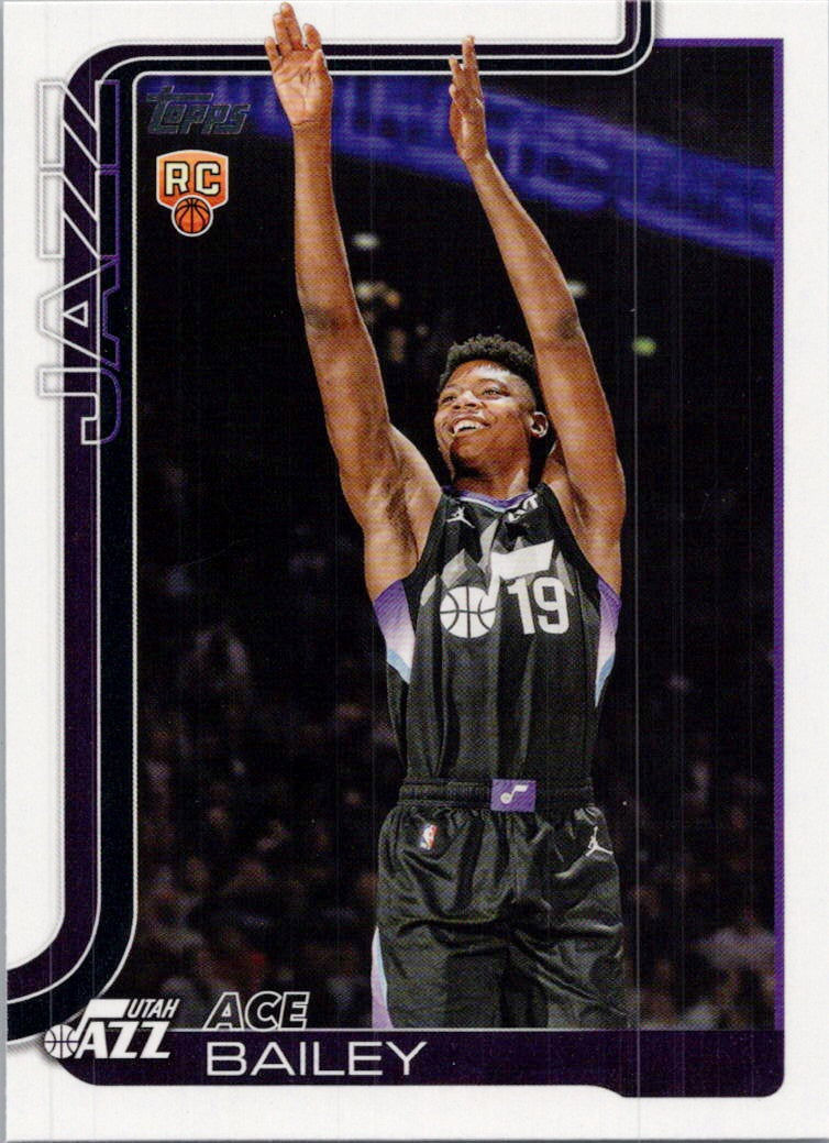 2025-26 Topps #205 Ace Bailey Utah Jazz