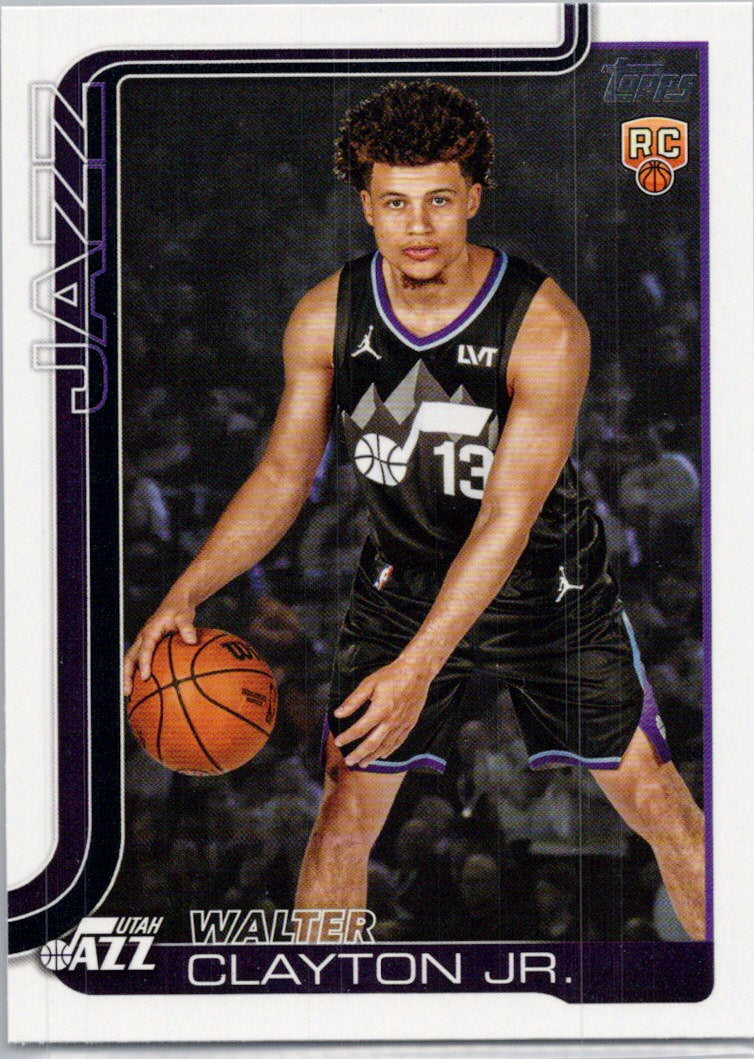 2025-26 Topps #218 Walter Clayton Jr. Utah Jazz