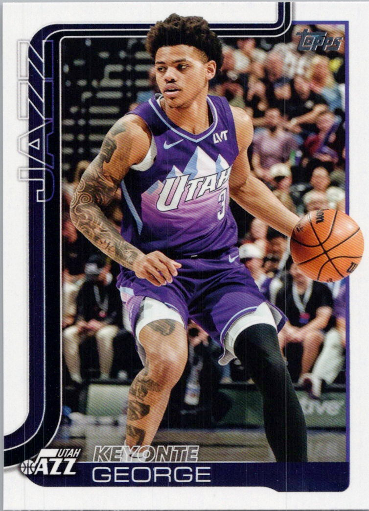 2025-26 Topps #131 Keyonte George Utah Jazz