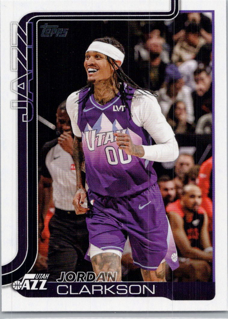 2025-26 Topps #132 Jordan Clarkson Utah Jazz
