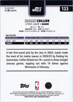 2025-26 Topps #133 Isaiah Collier Utah Jazz