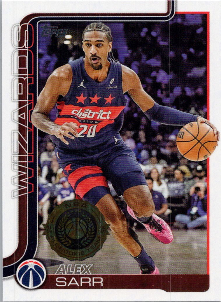 2025-26 Topps #96 Alex Sarr Washington Wizards
