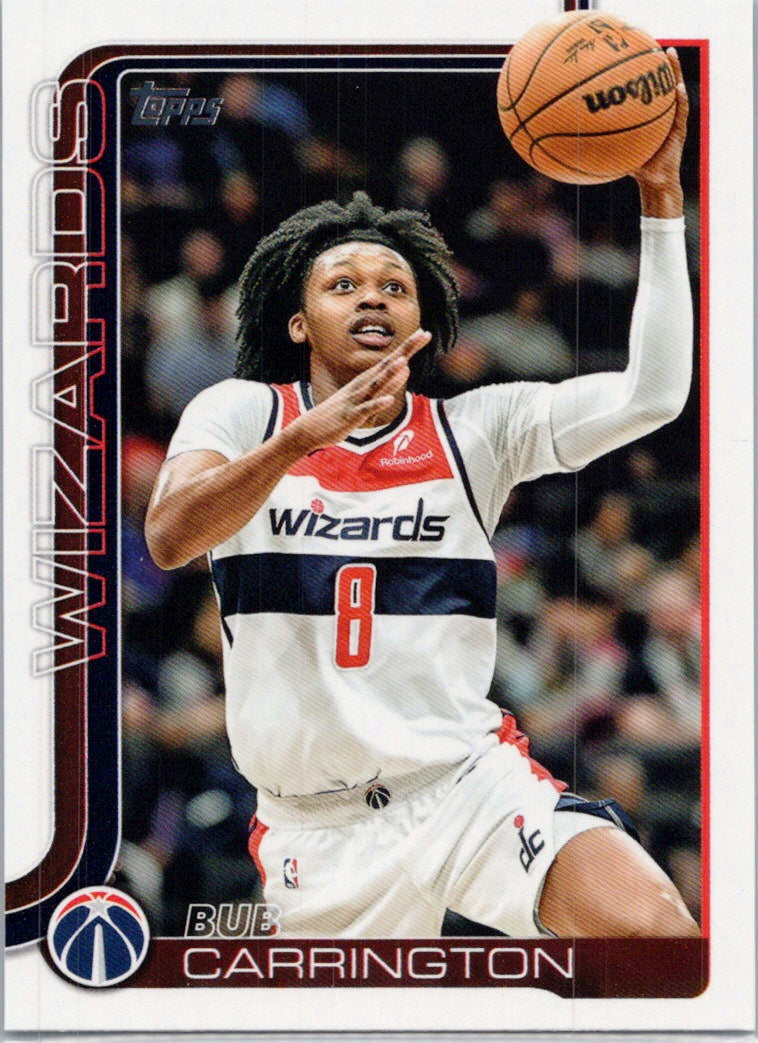 2025-26 Topps #97 Bub Carrington Washington Wizards