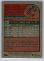 2024 Topps Heritage #664 Jose Siri Tampa Bay Rays