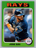2024 Topps Heritage #664 Jose Siri Tampa Bay Rays