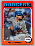 2024 Topps Heritage #696 Andy Pages Los Angeles Dodgers