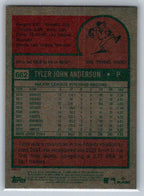 2024 Topps Heritage #662 Tyler Anderson Los Angeles Angels