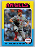 2024 Topps Heritage #662 Tyler Anderson Los Angeles Angels