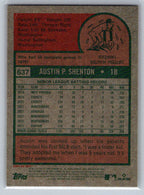 2024 Topps Heritage #637 Austin Shenton Tampa Bay Rays