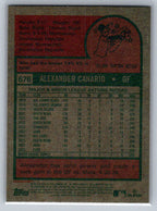 2024 Topps Heritage #676 Alexander Canario Chicago Cubs