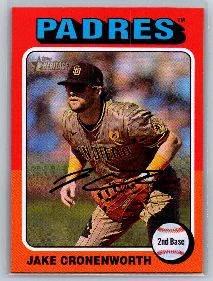 2024 Topps Heritage #599 Jake Cronenworth San Diego Padres