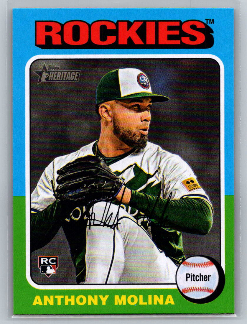 2024 Topps Heritage #641 Anthony Molina Colorado Rockies