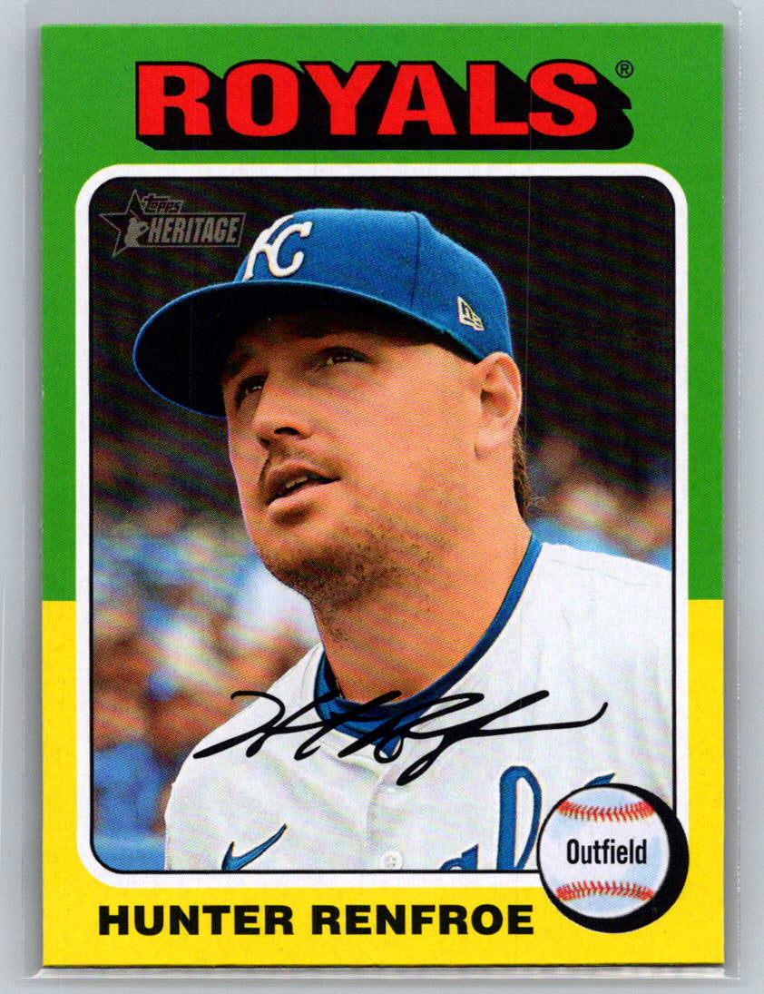 2024 Topps Heritage #592 Hunter Renfroe Kansas City Royals
