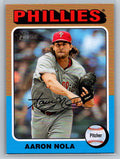 2024 Topps Heritage #596 Aaron Nola Philadelphia Phillies
