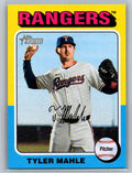 2024 Topps Heritage #527 Tyler Mahle Texas Rangers