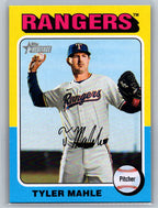 2024 Topps Heritage #527 Tyler Mahle Texas Rangers