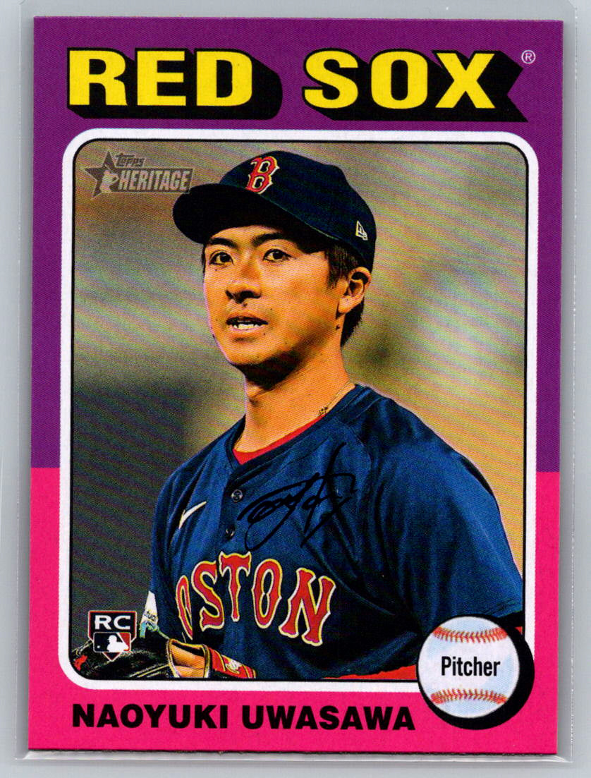 2024 Topps Heritage #651 Naoyuki Uwasawa Boston Red Sox