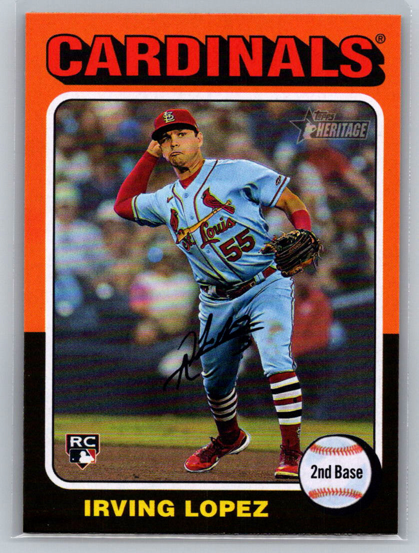 2024 Topps Heritage #634 Irving Lopez St. Louis Cardinals