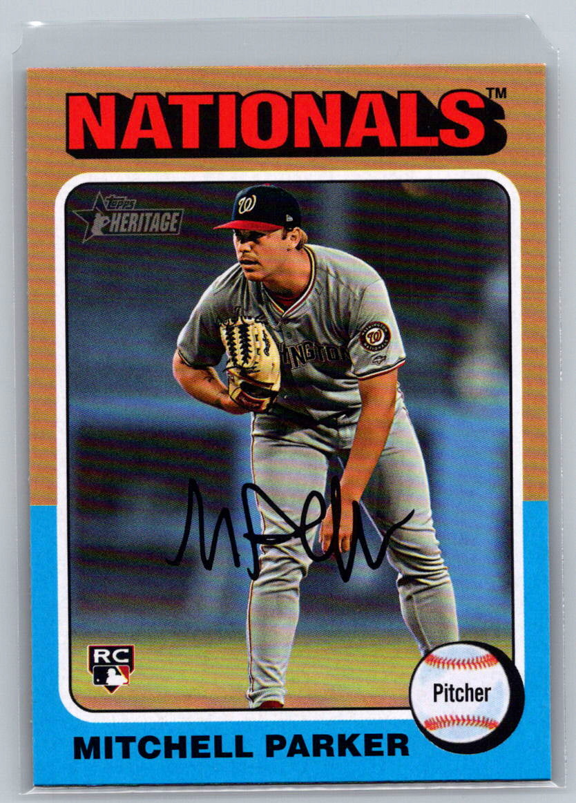 2024 Topps Heritage #693 Mitchell Parker Washington Nationals