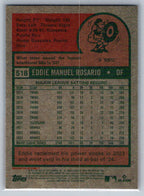 2024 Topps Heritage #518 Eddie Rosario Washington Nationals
