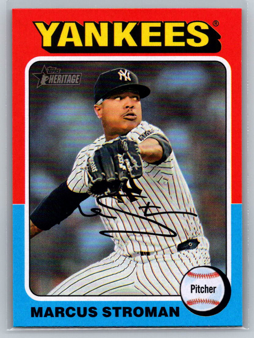 2024 Topps Heritage #556 Marcus Stroman New York Yankees