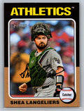 2024 Topps Heritage #538 Shea Langeliers Oakland Athletics