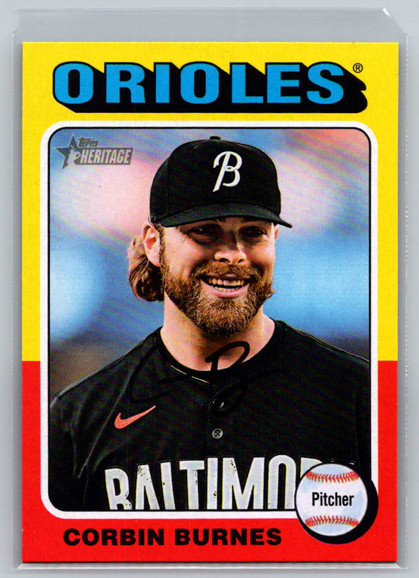 2024 Topps Heritage #504 Corbin Burnes Baltimore Orioles