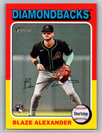 2024 Topps Heritage #629 Blaze Alexander Arizona Diamondbacks
