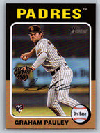2024 Topps Heritage #666 Graham Pauley San Diego Padres