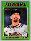 2024 Topps Heritage #563 Blake Snell San Francisco Giants