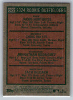 2024 Topps Heritage #622 2024 Rookie Outfielders