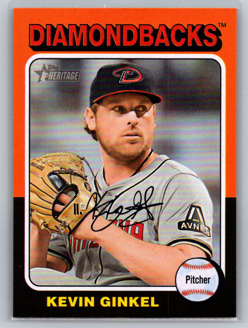 2024 Topps Heritage #681 Kevin Ginkel Arizona Diamondbacks